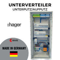 Hager Kleinverteiler 4-Reihig Aufputz/Hohlwand/Unterputz...